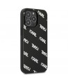 Karl Lagerfeld Allover Case for iPhone 13 Pro / iPhone 13 - Black