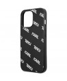 Karl Lagerfeld Allover Case for iPhone 13 Pro / iPhone 13 - Black