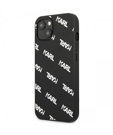 Karl Lagerfeld Allover Case for iPhone 13 mini - Black