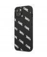 Karl Lagerfeld Allover Case for iPhone 13 mini - Black