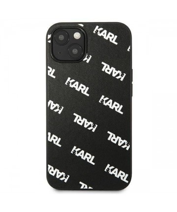 Karl Lagerfeld Allover Case for iPhone 13 mini - Black