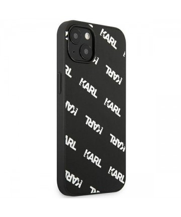 Karl Lagerfeld Allover Case for iPhone 13 mini - Black