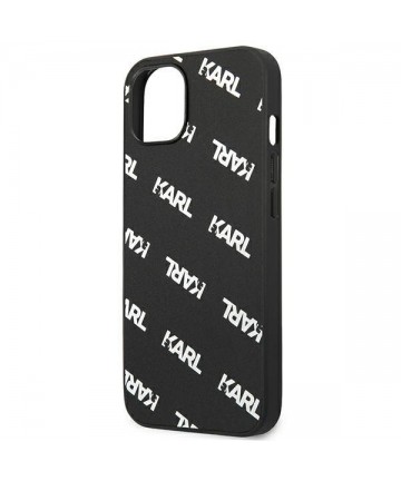 Karl Lagerfeld Allover Case for iPhone 13 mini - Black