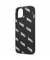 Karl Lagerfeld Allover Case for iPhone 13 mini - Black