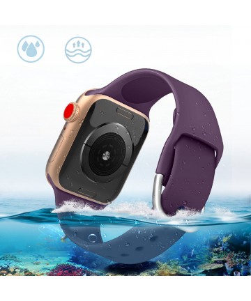 Silicone Strap APS for Apple Watch 38/40/41mm Strap Watch Bracelet - Yellow