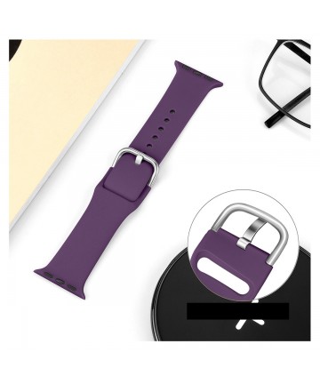 Silicone Strap APS for Apple Watch 38/40/41mm Strap Watch Bracelet - Yellow
