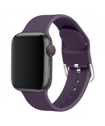Silicone Strap APS for Apple Watch 38/40/41mm Strap Watch Bracelet - Yellow