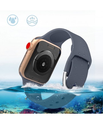 Silicone Strap APS for Apple Watch 38/40/41mm Strap Watch Bracelet - Yellow