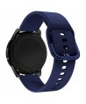 Silicone Strap TYS band for Samsung Galaxy Watch 40 / 41 / 42 / 43 / 44 mm - dark blue