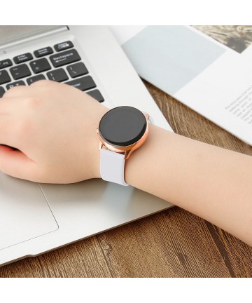 Silicone Strap TYS band for Samsung Galaxy Watch 40 / 41 / 42 / 43 / 44 mm - dark blue