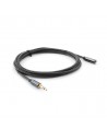Wozinsky mini jack extension cable (female-male) AUX extension cable 3 m black