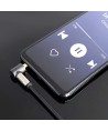 Wozinsky AUX Cable Angled (Male-Male) Mini Jack Cable 1.5m Black