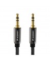 Wozinsky universal mini jack cable 2x AUX cable 3 m black