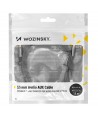 Wozinsky universal mini jack cable 2x AUX cable 3 m black