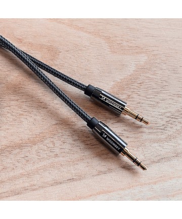 Wozinsky universal mini jack cable 2x AUX cable 3 m black