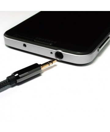Wozinsky universal mini jack cable 2x AUX cable 2 m black