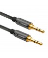 Wozinsky universal mini jack cable 2x AUX cable 1.5 m black