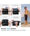 Spigen Aqua Shield A621 Waterproof Hip Bag + Floating Case - Black
