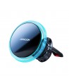 Joyroom car phone holder with 15W Qi inductive charger (MagSafe compatible) for air vent, silver (JR-ZS291)