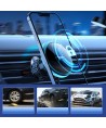 Joyroom car phone holder with 15W Qi inductive charger (MagSafe compatible) for air vent, silver (JR-ZS291)