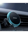 Joyroom car phone holder with 15W Qi inductive charger (MagSafe compatible) for air vent, silver (JR-ZS291)