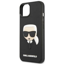 Karl Lagerfeld KLHCP14MKH3DBK iPhone 14 Plus 6.7 "black / black hardcase 3D Rubber Karl's Head