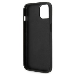 Karl Lagerfeld Saffiano Karl's Head Patch case for iPhone 14 - silver