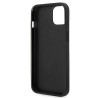 Karl Lagerfeld Saffiano Karl's Head Patch case for iPhone 14 - silver