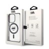 Karl Lagerfeld IML Choupette's Head MagSafe case for iPhone 15 Pro - transparent