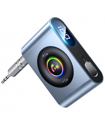 Joyroom car Bluetooth 5.3 transmitter and hands-free kit for AUX 3.5mm mini jack port (JR-CB1)