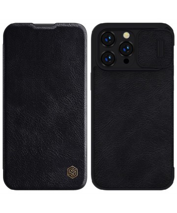 Nillkin Qin Pro Leather Case iPhone 14 Pro 6.1 2022 Black