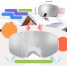 Qunature Pink Children's skiing goggles (medium/large children's version)