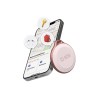 SBS Track My Circle Waterproof IP65 Locator Compatible with Apple Find My - Pink