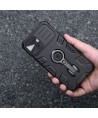 Nillkin CamShield Armor Pro Case iPhone 14 Plus armored cover with camera cover ring stand blue