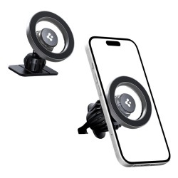 Spigen MFT13 MagSafe Car Holder for Cockpit or Air Vent - Silver