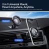 Spigen MFT13 MagSafe Car Holder for Cockpit or Air Vent - Silver