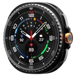 Spigen Rugged Armor Case for Samsung Galaxy Watch 8 Classic 46mm - Matte Black