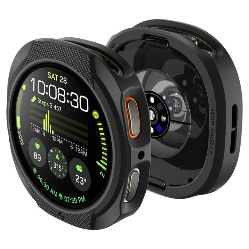 Spigen Liquid Air Case for Samsung Galaxy Watch 8 44mm - Matte Black