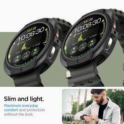 Spigen Liquid Air Case for Samsung Galaxy Watch 8 44mm - Matte Black