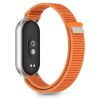Tech-Protect Nylon Pro Strap for Xiaomi Smart Band 8 / 9 / 10 / NFC - Orange-Gray