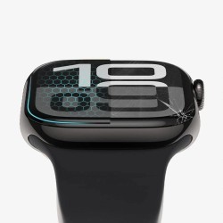 Tech-Protect Glass Flex+ Hybrid Glass 2-pack for Apple Watch 10 42mm - Black
