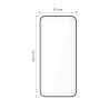Tech-Protect Quick Set+ 2-pack tempered glass for iPhone 12 / 12 Pro - black