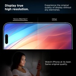 Tech-Protect Quick Set+ 2-pack tempered glass for iPhone 14 Pro - black