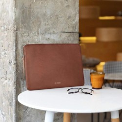 Tech-Protect Fleece Laptop Bag 15-16 - Brown
