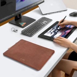 Tech-Protect Fleece Laptop Bag 15-16 - Brown