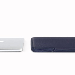 Tech-Protect Fleece Laptop Bag 15-16 - Navy Blue