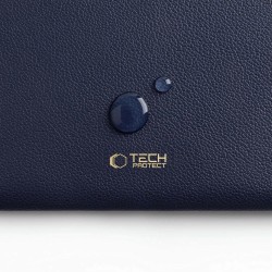Tech-Protect Fleece Laptop Bag 15-16 - Navy Blue