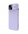 Nillkin CamShield Silky Silicone Case iPhone 14 Plus Case with Camera Protector Purple