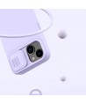 Nillkin CamShield Silky Silicone Case iPhone 14 Plus Case with Camera Protector Purple