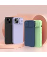 Nillkin CamShield Silky Silicone Case iPhone 14 Plus Case with Camera Protector Purple